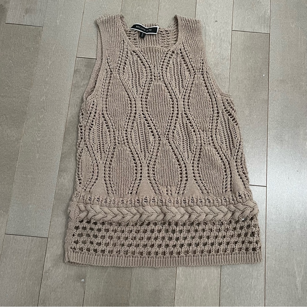 Knit tank top